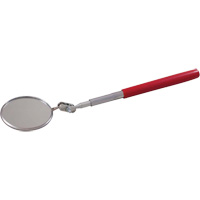 Inspection Mirror, Circular, 2-1/4" L x 2-1/4" W, Telescopic Groupe Generik