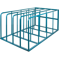 Supports verticaux standards pour rev&ecirc;tements en feuilles, 84" la x 50" p x 36-3/4" h, Capacit&eacute; de 4000 lb Groupe Generik