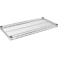 Tablette en treillis pour &eacute;tag&egrave;re robuste en treillis chromat&eacute;, 30" la x 14" p, Capacit&eacute; de 800 lb Groupe Generik