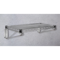 Tablette en treillis pour &eacute;tag&egrave;re robuste en treillis chromat&eacute;, 30" la x 14" p, Capacit&eacute; de 800 lb Groupe Generik