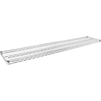 Tablette en treillis pour &eacute;tag&egrave;re robuste en treillis chromat&eacute;, 30" la x 18" p, Capacit&eacute; de 800 lb Groupe Generik