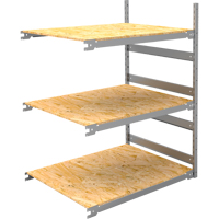 &eacute;tag&egrave;re-classeur de grande largeur, Acier, 3 Tablettes, 42" la x 32" p x 60" h, Ensemble Ajout Groupe Generik