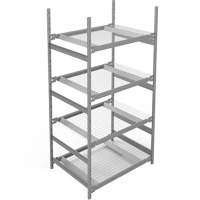 Wide Span Storage Shelving, Boltless, 1340 lbs. Capacity, 42" W x 84" H x 32" D Groupe Generik