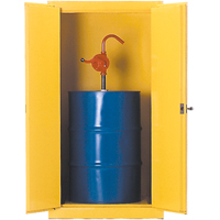 Drum Safety Cabinets, 55 US gal. Cap., Yellow Groupe Generik