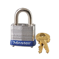 Cadenas &agrave; goupilles, Cl&eacute;s identiques, Acier lamin&eacute;, Largeur de 1-9/16" Groupe Generik