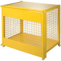 Armoires pour cylindres &agrave; gaz, nbre de bouteilles: 6, 44" , 30" , 37" , Jaune Groupe Generik