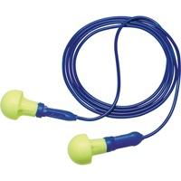 E-A-R Push-ins Metal Detectable Earplugs, Corded, One-Size, Bulk - Polybag, NRR 28 dB NRR dB Groupe Generik