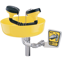 Poste de douche oculaire, Installation Support pour tuyau d'approvisionnement, Bol Plastique Groupe Generik
