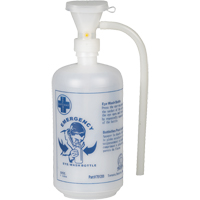 Bouteille pour douche oculaire avec coquille oculaire, Bouteille Vide, 32 oz Groupe Generik