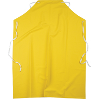 Tabliers ignifuges, Polyester/PVC, 48" lo x 36" la, Jaune Groupe Generik