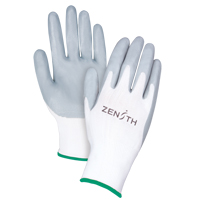 Gants l&eacute;gers enduits et respirants, 8/Moyen, R&ecirc;vetement Mousse de nitrile, Calibre 13, Enveloppe en Polyester Groupe Generik
