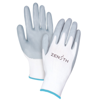 Gants l&eacute;gers enduits et respirants, 10/T-Grand, R&ecirc;vetement Mousse de nitrile, Calibre 13, Enveloppe en Polyester Groupe Generik
