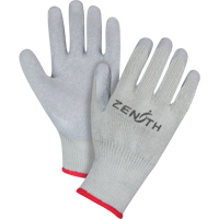Gants enduits &agrave; doublure confortable en caoutchouc naturel, 10/T-Grand, R&ecirc;vetement Latex de caoutchouc, Calibre 10, Enveloppe en Polyester/Coton Groupe Generik