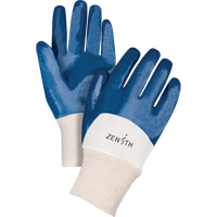 Gants &agrave; doublure interlock de poids moyen, 10/T-Grand, R&ecirc;vetement Nitrile, Enveloppe en Coton Groupe Generik