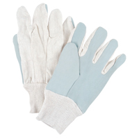 Gants de travail de premi&egrave;re qualit&eacute;, Grand, Paume en Cuir de vache refendu Groupe Generik
