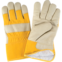 Gants d'ajusteur doubl&eacute;s pour l'hiver, Grand, Paume en Cuir fleur de porc, Doublure en Boa Groupe Generik