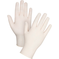 Gants d'examen de premi&egrave;re qualit&eacute; pour peau sensible, T-petit, Latex, 4 mils, Sans poudre, Naturel Groupe Generik