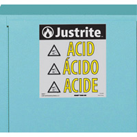 ChemCor&reg; Lined Acid/Corrosive Storage Cabinets, 22 gal., 35" x 35" x 22" Groupe Generik