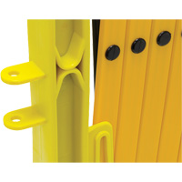 Barri&egrave;re Xpandit, 36" h x 11,5' lo, Noir/Jaune Groupe Generik