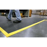 Tapis Rejuvenator Connect No 502, Polyur&eacute;thane, 3' la c, 3' lo, 5/8" &eacute;paisseur, Noir Groupe Generik