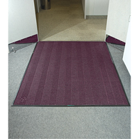 Waterhog&reg; Eco Elite Matting, Wiper/Scraper, 4' x 6' x 3/8", Maroon Groupe Generik
