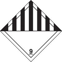 TDG Shipping Labels, Class 9, Miscellaneous Dangerous Goods, Paper Groupe Generik