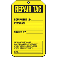 Inspection Tags, Cardstock, 3-1/8" W x 5-7/8" H, English Groupe Generik