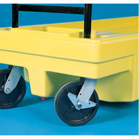 Poly-Spillcart Cart, 66.5" L x 29" W x 43.9" H, 57 US gal. Spill Cap. Groupe Generik