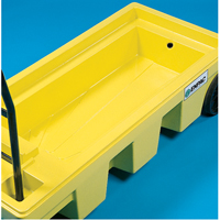 Poly-Spillcart Cart, 66.5" L x 29" W x 43.9" H, 57 US gal. Spill Cap. Groupe Generik