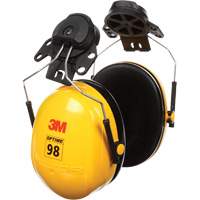 Peltor Optime 98 Series Earmuffs, Cap Mount, 23 NRR dB Groupe Generik