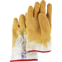 Gants enduits Nitty Gritty, 10/Grand, R&ecirc;vetement Latex de caoutchouc, Enveloppe en Coton Groupe Generik