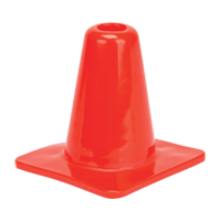 C&ocirc;ne de signalisation, 6", Orange Groupe Generik