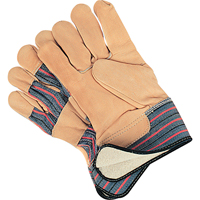 Gant pour ajusteur doubl&eacute;s pour l'hiver r&eacute;sistant &agrave; l'abrasion, Grand, Paume en Cuir fleur de vache, Doublure en Molleton de coton Groupe Generik