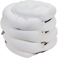 Barrage absorbant de premi&egrave;re qualit&eacute;, Huile seulement, 10' lo x 5" la, Absorption 35 gal., 4 /pqt Groupe Generik