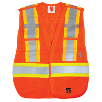 Open Road&reg; Tear Away Vest , High Visibility Orange, Polyester Groupe Generik