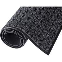 Tapis de couloir Tire-Track, Essuie-pieds/grattoir, 4' x 6' x 3/8", Charbon Groupe Generik