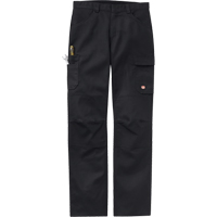 Performance Shop Pants, Canvas/Cotton/Polyester, Black, Size 30, 37 Inseam Groupe Generik