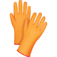Gants doubl&eacute;s pour l'hiver r&eacute;sistants aux produits chimiques, Taille Grand/9, 12" lo, PVC, Doublure en Molleton de mousse, Gant de calibre hiver Groupe Generik