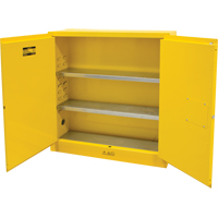Armoire pour produits inflammables, 24 gal., 2 Porte(s), 43" La x 44" h x 12" p Groupe Generik