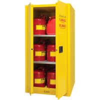 Flammable Storage Cabinet, 60 gal., 2 Door, 34" W x 65" H x 34" D Groupe Generik