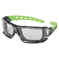Z2500 Series Safety Glasses with Foam Gasket, Clear Lens, Anti-Scratch, ANSI Z87+/Meets/Exceeds CSA Z94.3 Groupe Generik