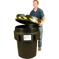 Baril de r&eacute;cup&eacute;ration Ultra-Recycled Overpack, 95 gal., Stationnaire Groupe Generik