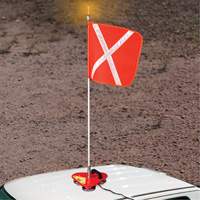 Support porte-drapeau Safety Whip, Fixation Aimant Groupe Generik