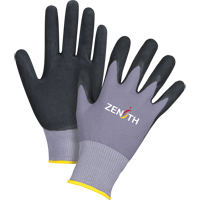 ZX-1 Premium Touchscreen Compatible Gloves, 11/2X-Large, Nitrile/Foam Nitrile Coating, 15 Gauge, Nylon Shell Groupe Generik