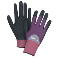 Gants enduits de premi&egrave;re qualit&eacute; ZX-2, 10/T-Grand, R&ecirc;vetement Nitrile/Mousse de nitrile, Calibre 18, Enveloppe en Nylon Groupe Generik