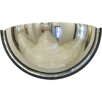 Miroir en d&ocirc;me 180°, Demi-d&ocirc;me, Dessus ferm&eacute;, Diam&egrave;tre 18" Groupe Generik