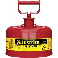 Safety Cans, Type I, Steel, 1 US gal., Red, FM Approved/UL/ULC Listed Groupe Generik