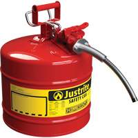 AccuFlow Safety Cans, Type II, Steel, 1 US gal., Red, FM Approved/UL/ULC Listed Groupe Generik