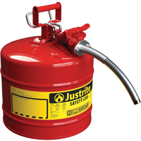 AccuFlow Safety Cans, Type II, Steel, 5 US gal., Red, FM Approved/UL/ULC Listed Groupe Generik