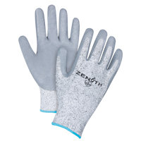Gants &eacute;lastiques sans coutures r&eacute;sistants &agrave; la coupe, Taille T-Grand/10, Calibre 13, Rev&ecirc;tement Nitrile, Enveloppe en PEHP, ANSI/ISEA 105 niveau 2/EN 388 niveau 3 Groupe Generik